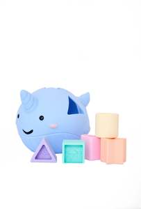 Narwhal Shape Sorter - Pastel