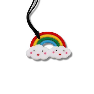 Teething: Rainbow Teething Pendant - Bright