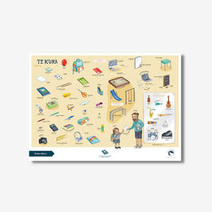 Wall Prints: Te Reo Māori School A2 Poster