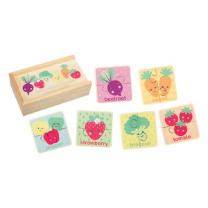 Sale: Happy Wooden Veggies & Friends Puzzle set
