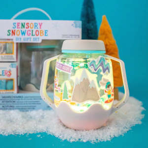 Sensory Toys: DIY Sensory Jar Gift Set - Sensory Snow globe