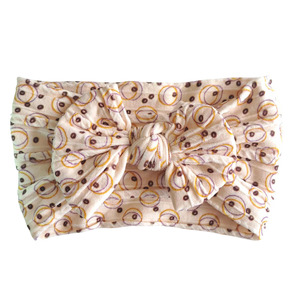 Bows 1: Stretch Bow Headband - Colourful Swirls