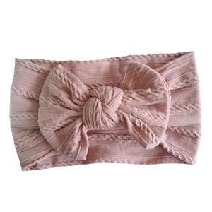 Bows 1: Stretch Bow Headband - Blush