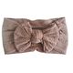 Stretch Bow Headband - Mocha