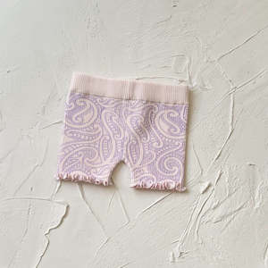 The Wolf Knit Bike Shorts - Petal & Bloom