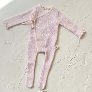The Wolf Ribbed knit Onesie - Petal & Bloom