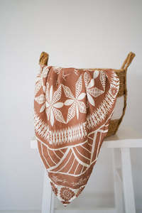 Blankets: Layered Muslin Blanket (Poly) - Mocha