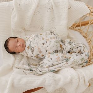 Swaddles: Farm Muslin Wrap