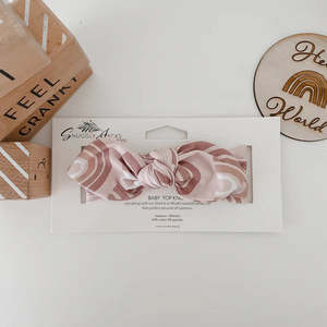 Bows 1: Rainbow Pinks Top Knot