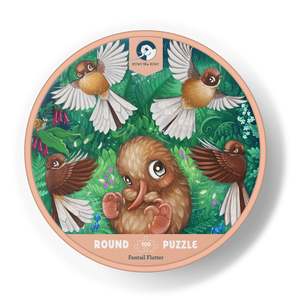 Products: Fantail Flutter 100 Pc Round Puzzle