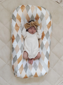 Sheets: Harlequin Fitted Muslin Bassinet Sheet