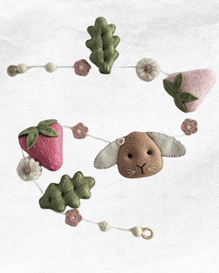 Decor: Strawberry Fields Felt Baby Bunting