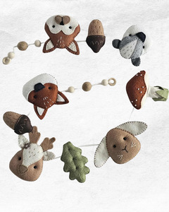 Decor: Woodland Felt Baby Bunting
