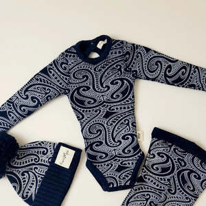 Clothing: The Wolf Ribbed knit bodysuit - Midnight