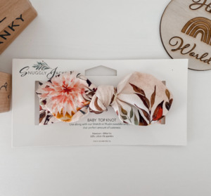 Bows 1: Evie Floral Top Knot