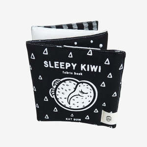 Books: Sleepy Kiwi Fabric Book (Organic Cotton)