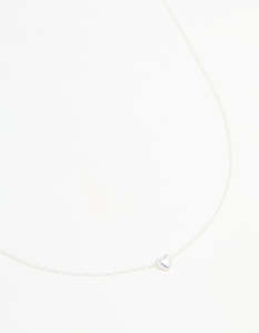 Sterling Silver Necklaces: Sterling Silver Heart Pendant Necklace