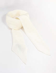 Bandanas Hair Scarves: Pleated Satin Fabric Scarf