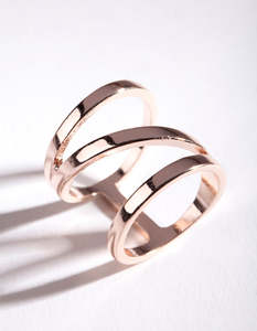 Rose Gold Fashion: Rose Gold Wrap Ring