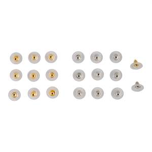 Earring Backings: Silver Gold Earring Back Pack