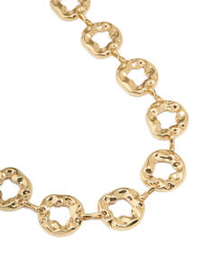Belts: Gold Abstract Circle Belt