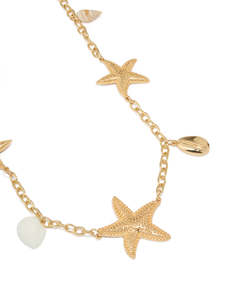 Belts: Gold Starfish & Sea Charms Belt