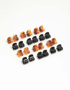 Neutral Mini Claw Clips 24-Pack