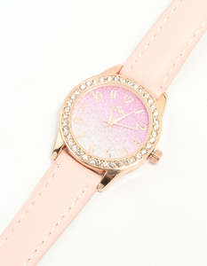 Kids Rose Gold Analogue Watch