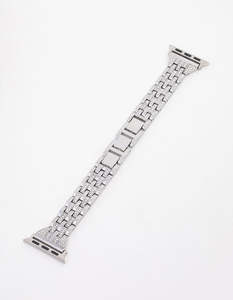 Silver Diamante Watch Strap 38/40/41