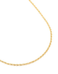 Waterproof Gold Plated Stainless Steel Twisted Chain Necklace