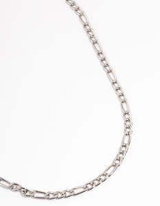 Figaro Chain Necklaces: Silver Figaro Chain Necklace