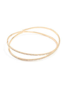 Sale: Gold Diamante Arm Cuff