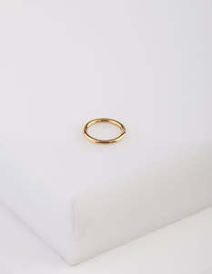 Body Jewelry: Gold Surgical Steel Clicker Ring