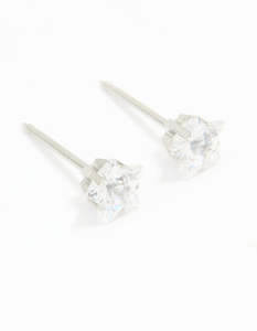 Surgical Stainless Steel 5MM Cubic Zirconia Star Piercing Stud