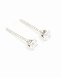 Lovisa Piercing: Surgical Stainless Steel 3MM Cubic Zirconia Piercing Stud
