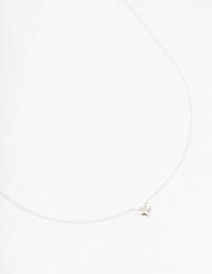 Sterling Silver Necklaces: Sterling Silver Mini Puffy Heart Pendant Necklace