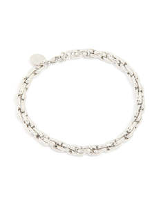 Mens Waterproof Stainless Steel Twist Link Chain Bracelet