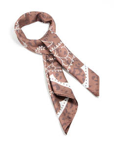 Bandanas Hair Scarves: Western Leopard Print Fabric Scarf