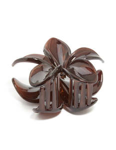 Neutrals: Brown Solid Claw Clip