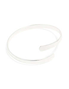 Bangles: Silver Wrap Around Bangle
