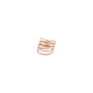 Rose Gold: Rose Gold Hammered Wrap Ring