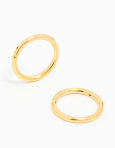 Gold Plated Surgical Steel Sleeper Earrings
