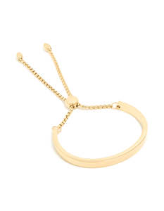 Waterproof Gold Plated Stainless Steel Toggle Bangle