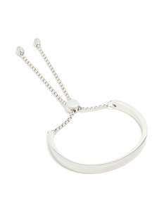 Bangles: Waterproof Stainless Steel Adjustable Toggle Bangle