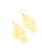 Gold Flowers Drop Earrings