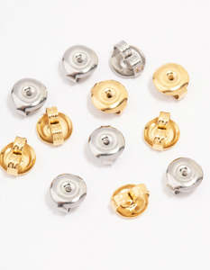 Statement Earrings: Surgical Steel Butterfly Ear Backs