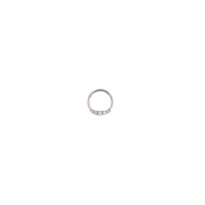 Surgical Steel Earrings: Surgical Steel Diamante Clicker Earring