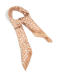 Spotted Deer Print Fabric Scarf