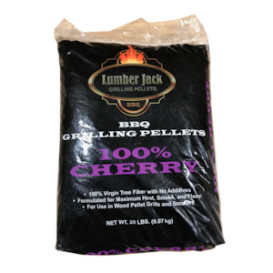 Wooden Pellets: Lumber Jack 100% Cherry Wood BBQ Pellets