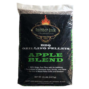 Wooden Pellets: Lumber Jack "Apple Blend" Wood BBQ Pellets